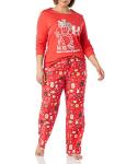 Disney Marvel Star Wars Women's Flannel Pajama Set