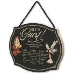 Disney Beauty and the Beast Kitchen Measuring Sign