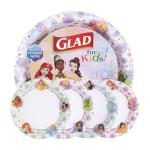 Disney Princess Floral Disposable Paper Plates - 40 Count