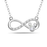 Disney Mickey Mouse Sterling Silver Necklace for Women