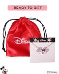 Minnie and Mickey Mouse Crystal Pendant Necklace