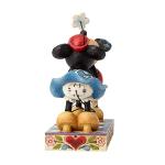Jim Shore Mickey and Minnie Kissing Figurine