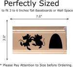 Jaq and Gus Mouse Hole Wall Decal Set