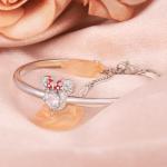 Disney Sparkling Mouse Bracelet with Cute Bow