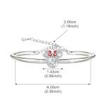 Disney Sparkling Mouse Bracelet with Cute Bow
