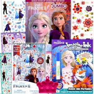Disney Frozen Coloring and Activity Books Bundle Set