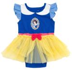 Snow White Baby Girls Cosplay Bodysuit with Skirt
