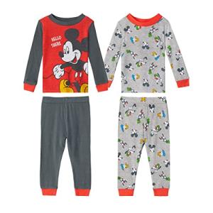 Mickey Mouse Baby Boys' 4-Piece Pajama Set