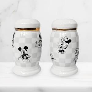 Classic Disney Checkered Salt & Pepper Shaker Set