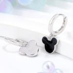 Cute Black Mouse Hoop Earrings for Disney Fans
