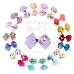 Disney 100th Anniversary Hair Bow Clip Set