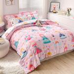 Kids Pink Princess Bed in a Bag Set