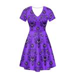 Disney Halloween Spooky Print A-Line Dress 2XL
