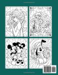 Disney Stained Glass Coloring Book Fun
