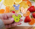 Disney Mickey Mouse Fruit Enamel Pin Set