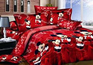 Mickey Mouse Twin Reversible Kids Bedding Set
