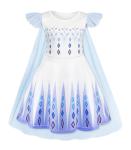 Disney Princess Dress for Girls with Cape 3-4T