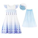 Disney Princess Dress for Girls with Cape 3-4T