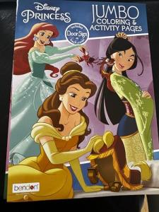 Disney Princess Giant Coloring & Activity Book Set