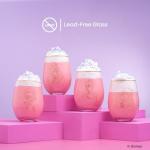 Disney Princess Stemless Glass Set – 4 Pack