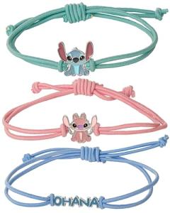 Disney Lilo & Stitch 3-Piece Friendship Bracelet Set