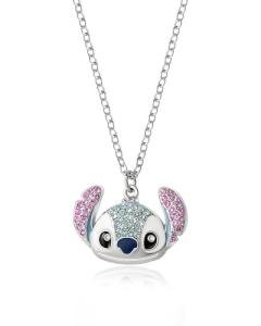 Disney Stitch Necklace with Pave Stones for Her