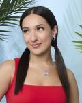 Disney Stitch Necklace with Pave Stones for Her