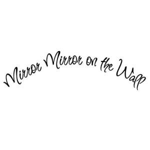 Disney Mirror Mirror Wall Decal for Girls Room
