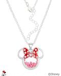 Minnie Mouse October Birthstone Shaker Pendant Necklace
