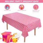 Minnie Mouse Pink Polka Dot Tablecloths - 3 Pack