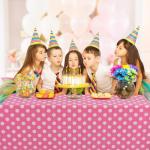 Minnie Mouse Pink Polka Dot Tablecloths - 3 Pack