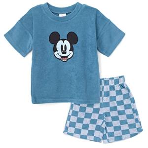 Disney Mickey Mouse Boys Terry Cloth Outfit Set