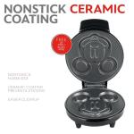 Disney Mickey Mouse 7" Waffle Maker with Nonstick Coating