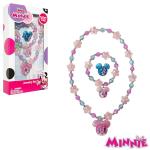 Disney Minnie Girls Jewelry Set - 3 Piece Play Set