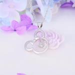 Disney Bow Mouse Necklace with Sparkly Cubic Zirconia