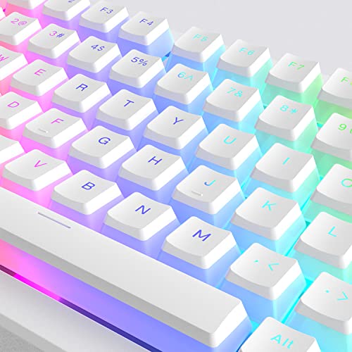 XVX Pudding PBT Keycaps 165 Keys Set - White