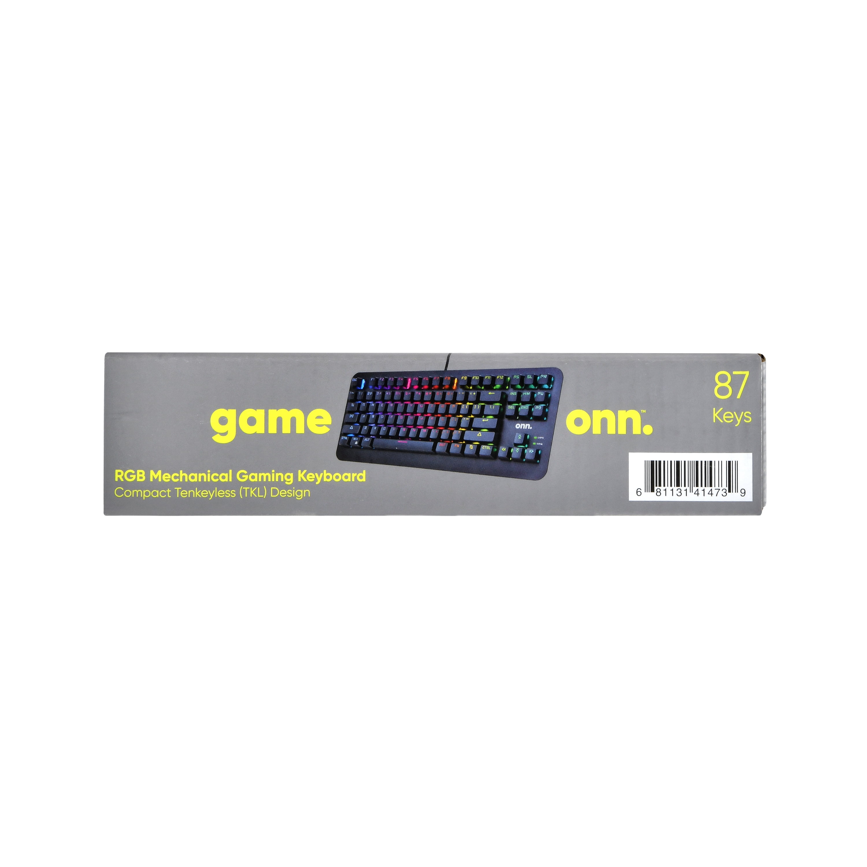 Onn USB Tenkeyless Mechanical Gaming Keyboard