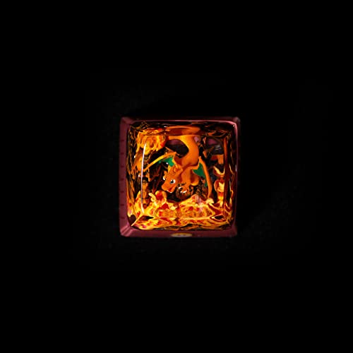 Handmade Japanese Artisan Resin Keycaps - Transparent R1/Esc