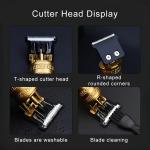 מכשיר גילוח חשמלי לגברים, נטען עם USB