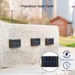 Solar LED Light, Outdoor Waterproof Wall Lamp, Dusk to Dawn Fence Lighting for Summer Garden Yard Porch Walkway Camping Home Dec