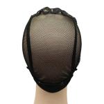 1PC Black 4x4 Inch U-Part HD Lace Wig Cap with Adjustable Strap for DIY Wig Making Hairnet Weaving Cap