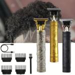 2025 T9 HairClipper Beard Shaving Body Hair Trimmer Clippers Electric Machine Men Haircut Machine 0mm Barber ShaverDragon Carved