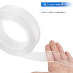 1/3/5M Double Sided Tape Transparent Acrylic Reusable Waterproof Adhesive Tracsless Tape Gadget Doble Cara Nano Tapes