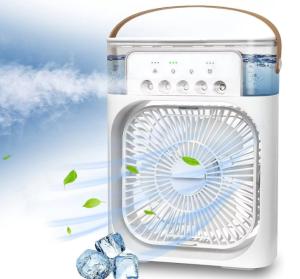 Portable 3 In 1 Fan AIr Conditioner Household Small Air Cooler LED Night Lights Humidifier Air Adjustment Home Fans Dropshipping