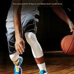 1Pcs Basketball Sports Knee Pads Unisex Elastic Knitted  Compression Leg Warmers for Outdoor Running Cycling Mountaineering