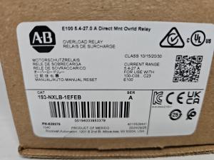 Allen Bradley 193-NXLB-1EFEB Overload Relay New In Box 