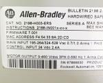 Allen Bradley 2198-H003-ERS /A Kinetix 5500 Servo Drive 190-528VAC 1/3-Ph 2.5A
