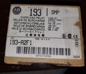 Allen Bradley Bulletin 193 193-a2f1 Overload Relay New In Box