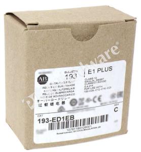 Surplus Open Allen Bradley 193-ED1EB /C E1 Plus 5.4-27A 3-Phase Overload Relay