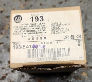 Allen Bradley 193-EA1DB Overload Relay 1.0-2.9A SER-B
